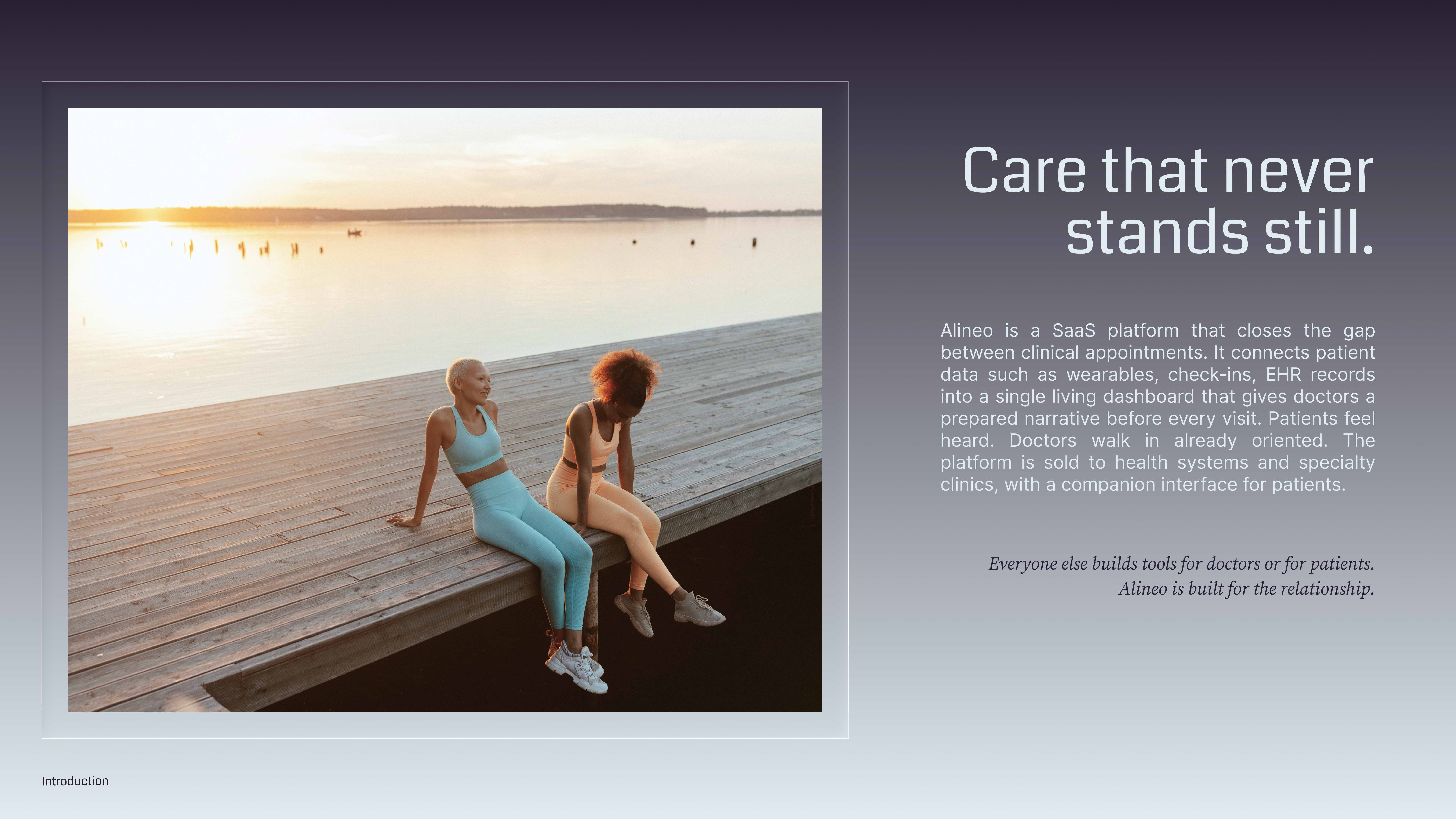 Alineo introduction — care that never stands still