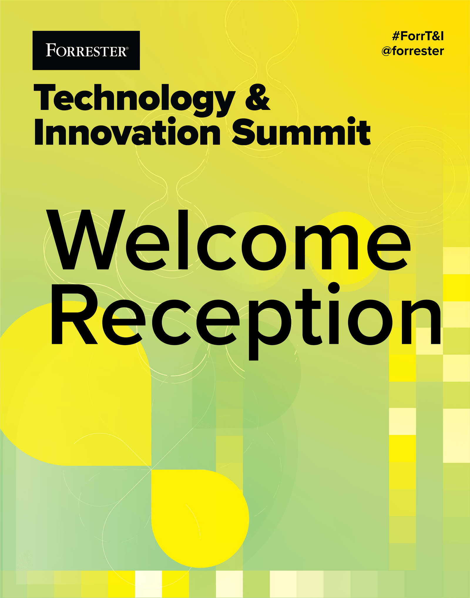 Technology & Innovation Summit welcome reception graphic