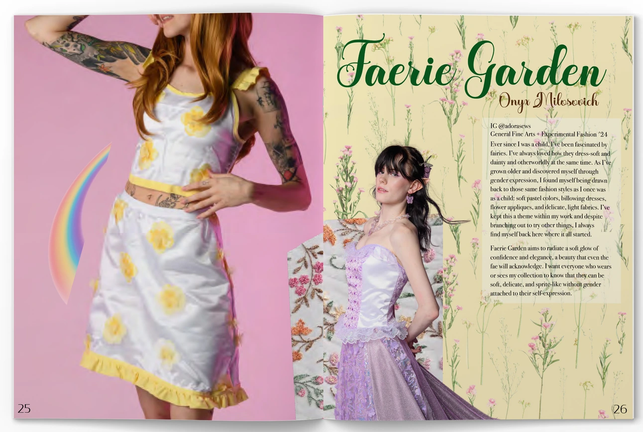 Faerie Garden by Onyx Milosovich — title spread