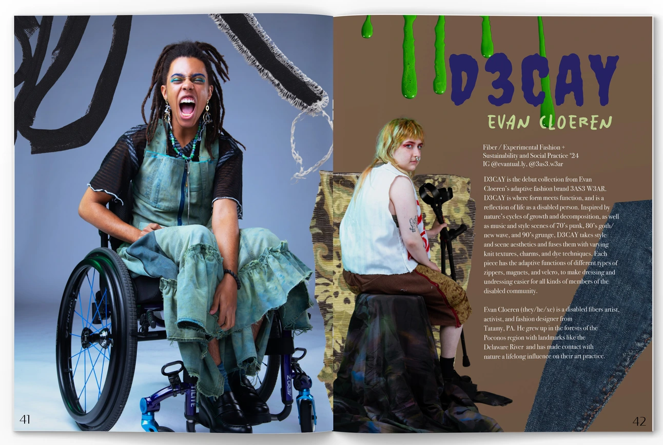 D3CAY by Evan Cloeren — title spread