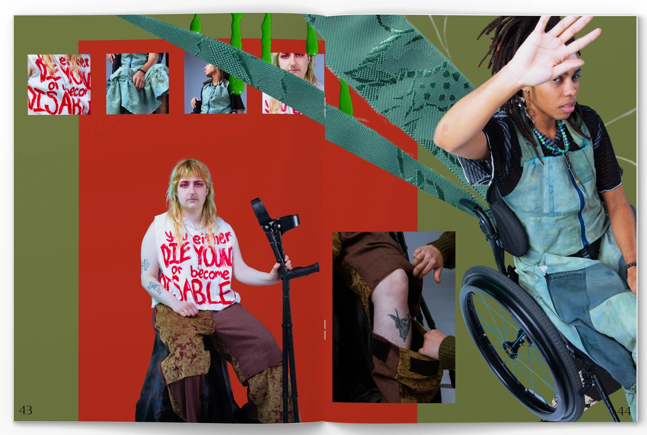 D3CAY collage editorial spread