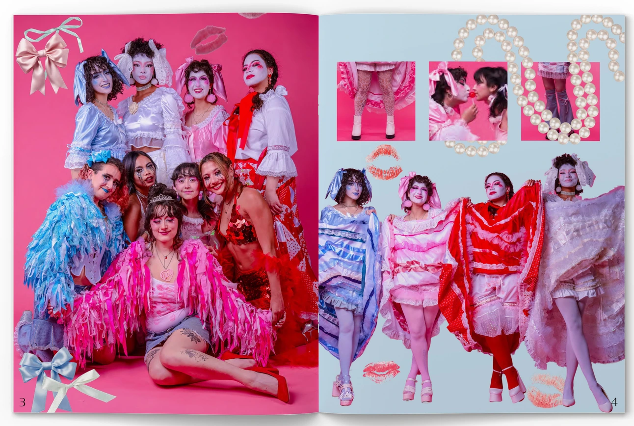 Lightskirts by Belle Sargent — group collage spread