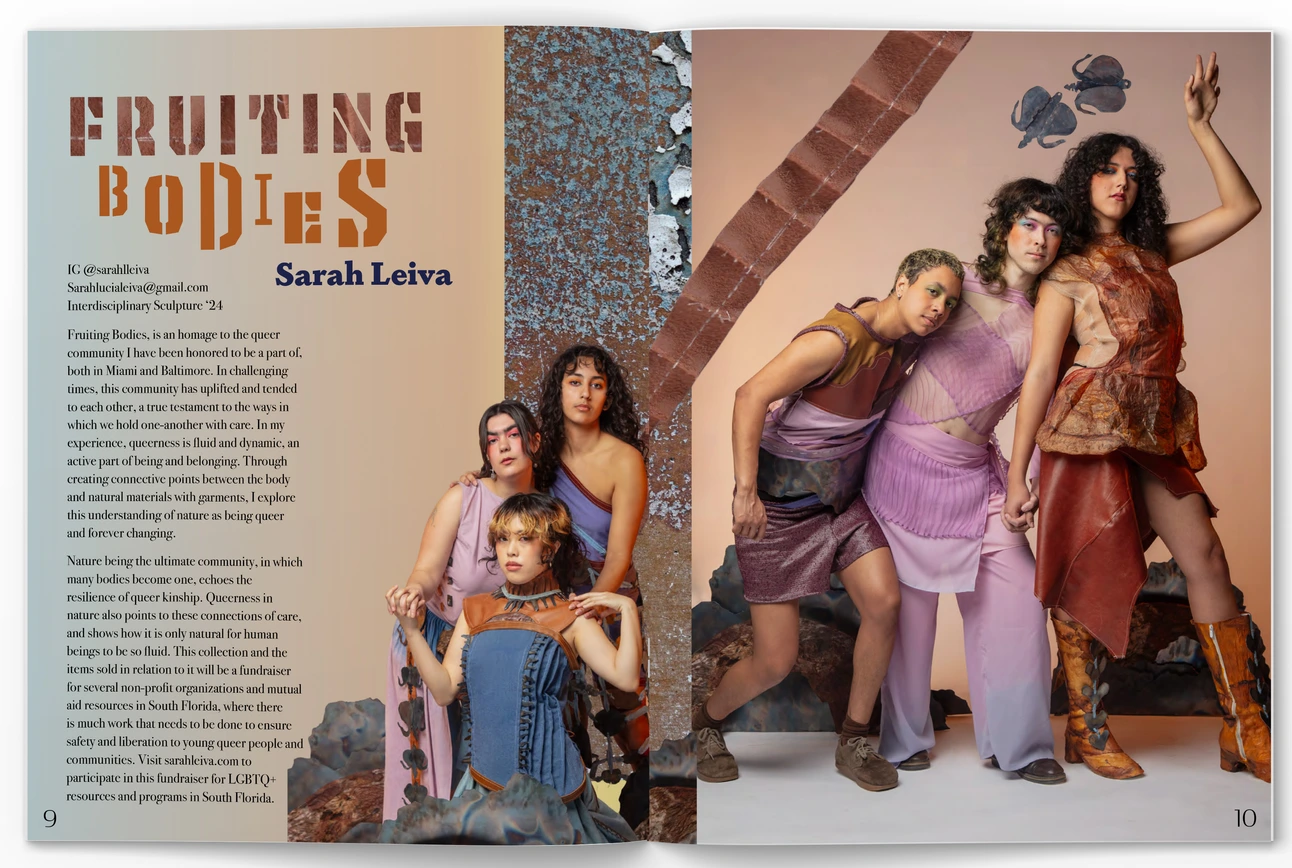 Fruiting Bodies by Sarah Leiva — title spread