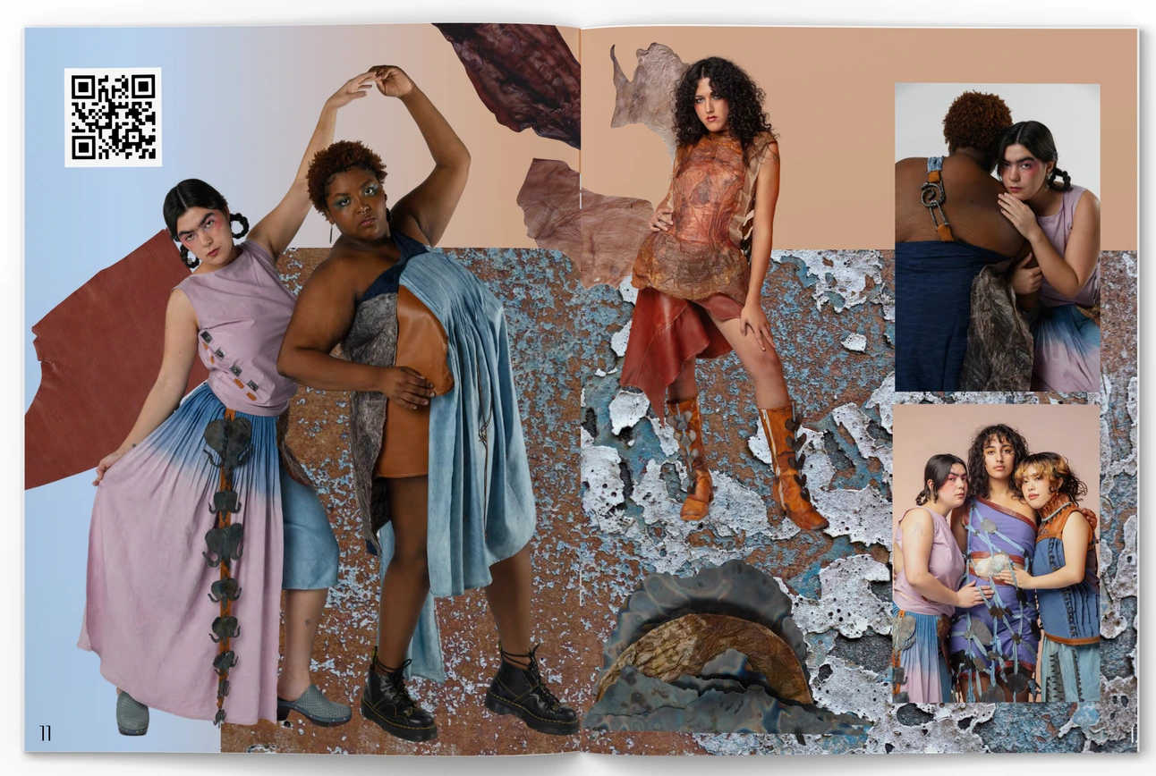 Fruiting Bodies collage editorial spread